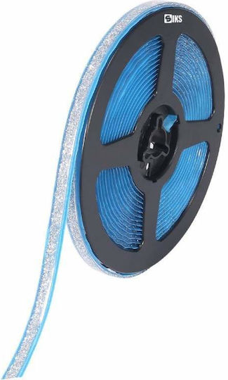 Bandă adezivă decorativă Siks Plăci Ceramice Mobilier Chiuvetă Rezistentă la Apă 6m X 7.5mm Sclipici Transparentă