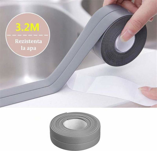 Siks Anti-Tropf Klebeband Langlebig Leicht Zu Reinigen 3,2 M Grau