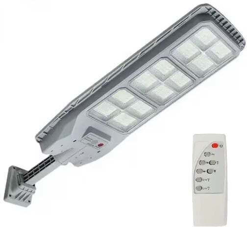Lampa Lampă Solară Stradală 200W 10000lm Alb Rece 6000K cu Senzor de Mișcare și Telecomandă IP66 31cmx19cmcm