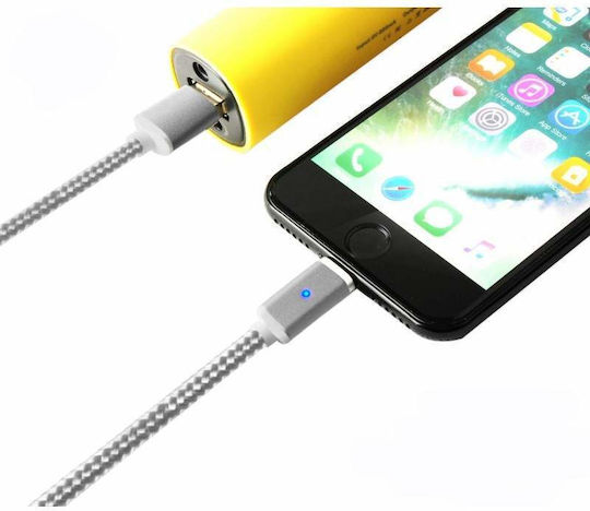 Siks 3in1 Charging Cable Magnetic Lightning Micro-usb Type-c Gray