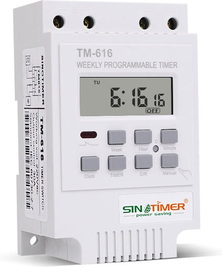 Sinotimer Instrument de Măsură pentru Panou Electric Digital pe Șină Monofazat