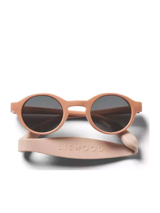 Liewood Stacey Στρογγυλά Βρεφικά Γυαλιά Ηλίου με Polarized Φακό Ροζ