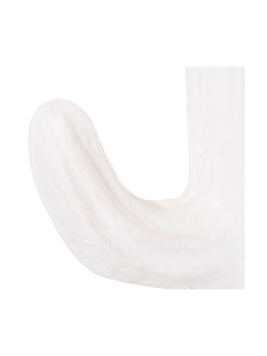 Dekorativer Boden-Kaktus Kaktus Hm4386.02s MDF Weiß 42x30x74cm