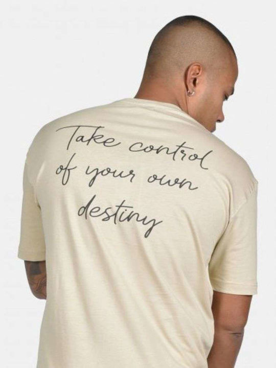 T-shirt Μπεζ
