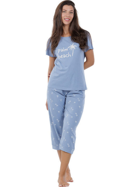 MEI Set Pijamale pentru Femei Sky Blue