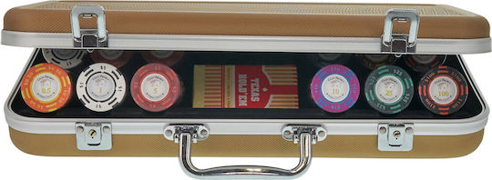 Pokeritems Σετ 300 Αριθμημένες Μάρκες Poker 14gr σε Βαλίτσα