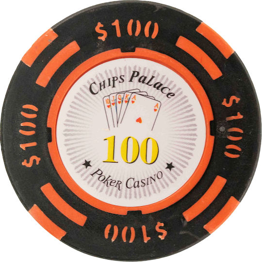 Pokeritems Set 500 Numbered Poker Chips 14gr in Suitcase
