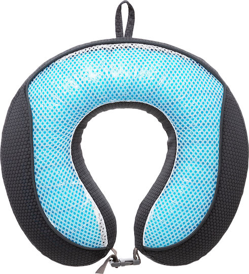 5Five Memory Foam Travel Pillow 30x28cm Blue