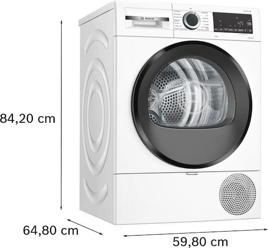 Bosch Serie 6 Tumble Dryer 9kg with Heat Pump