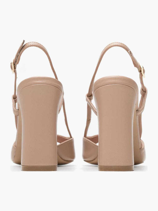 Leather Sandals Pink
