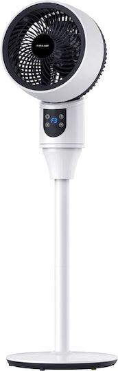 Eurolamp Πολυμορφικός Ανεμιστήρας 50W Διαμέτρου 23cm με Τηλεχειριστήριο Λευκός