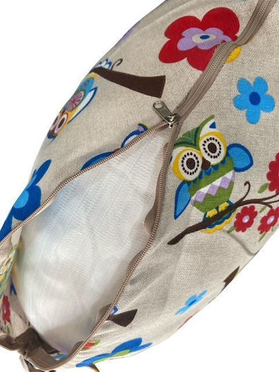 Sitzsack Eule Mehrfarbig 1Stück