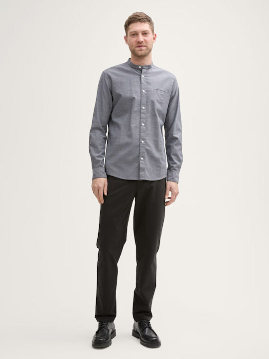 Oxford Long-sleeved Cotton Shirt Gray