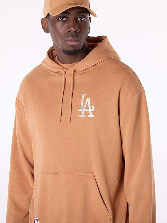 Mlb League Sweatshirt with Hood Brown