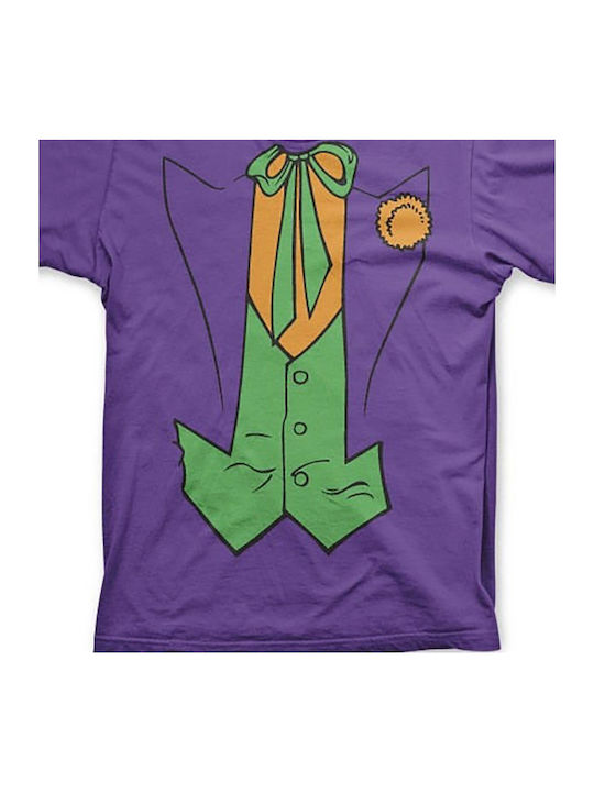 Joker Suit T-shirt Purple Wb-1-bat009-h31-pu
