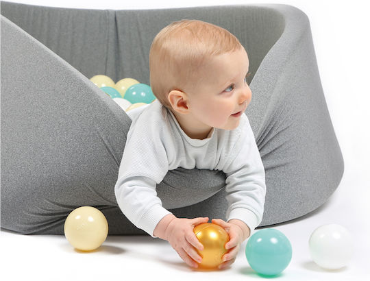 Ludi Ball Pit made of Fabric for 6+ Months Gray