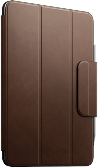 Nomad Folio Flip Cover Δερμάτινη Καφέ (iPad Pro 11)