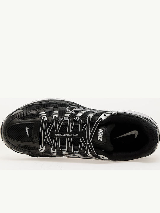P-6000 Herren Sneakers Black / Black-white-metallic Silver