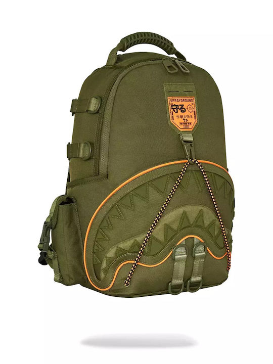 Sprayground Spec Ops Global Hawk Σχολική Τσάντα Πλάτης Γυμνασίου - Λυκείου Χακί