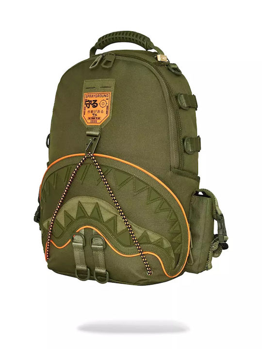 Sprayground Spec Ops Global Hawk Σχολική Τσάντα Πλάτης Γυμνασίου - Λυκείου Χακί