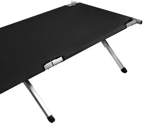 Folding Bed/Camp Cot Single Black 189x70x43cm
