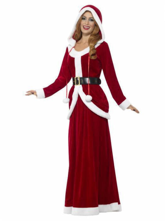 Christmas Costume MS Claus Deluxe Red