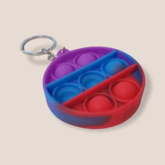Jucărie Antistres Siks Breloc Formă Circulară Jucărie Senzorială Copii Adulți Multicolor