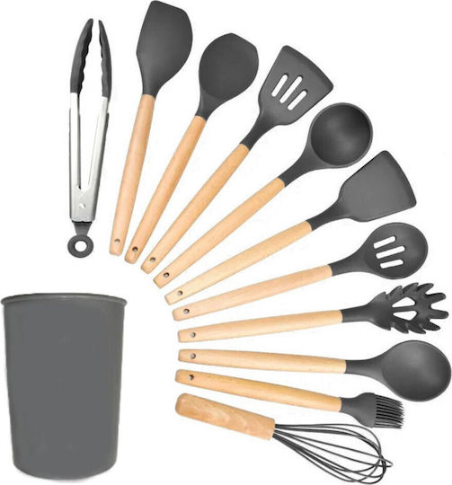 ATL Inox Cooking Utensil Set Gray 12pcs