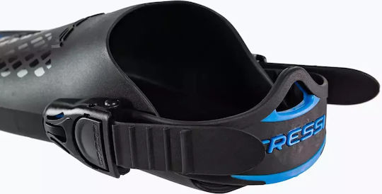 Cressi Baron + Tonga Black Blue Diving Set Size L-xl