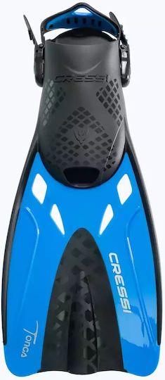 Cressi Baron + Tonga Black Blue Diving Set Size L-xl