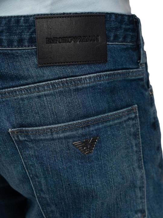 Men's Jeans Pants with Slim Fit Blue