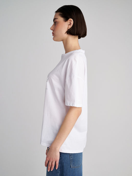 Verity Γυναικείο T-shirt Άσπρο