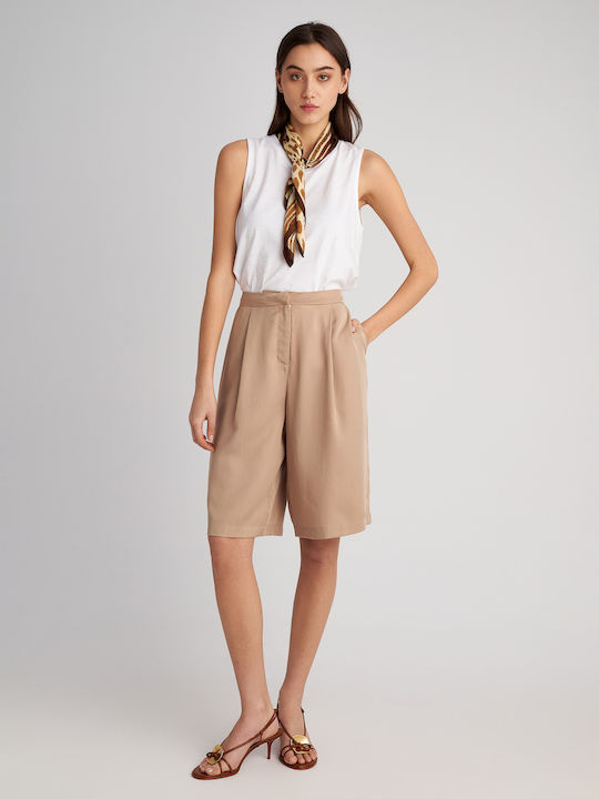 Rita Women's Blouse Cotton Sleeveless White