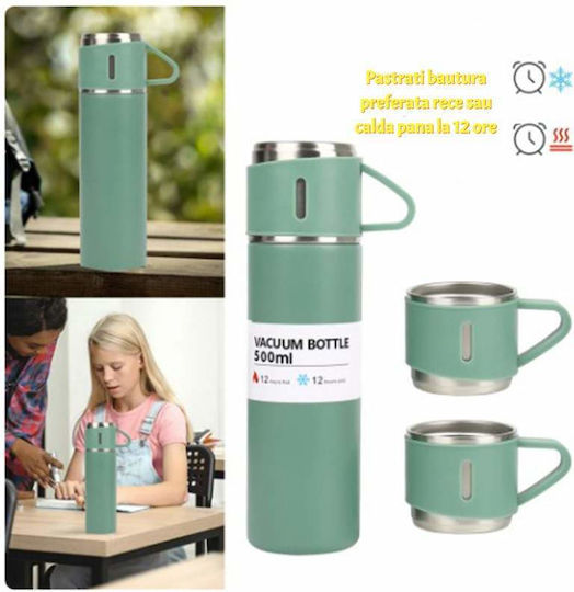 Sticlă Termos Oțel inoxidabil 500ml Set