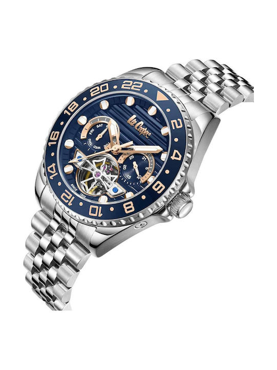 Lee Cooper Bracelet Ρολόι Αυτόματο με Μεταλλικό Μπρασελέ