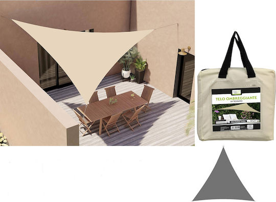 ArteLibre Triangular Mesh / Shade Fabric Ecru 3.6x3.6m ArteLibre Triangular Mesh / Shade Fabric Ecru 3.6x3.6m