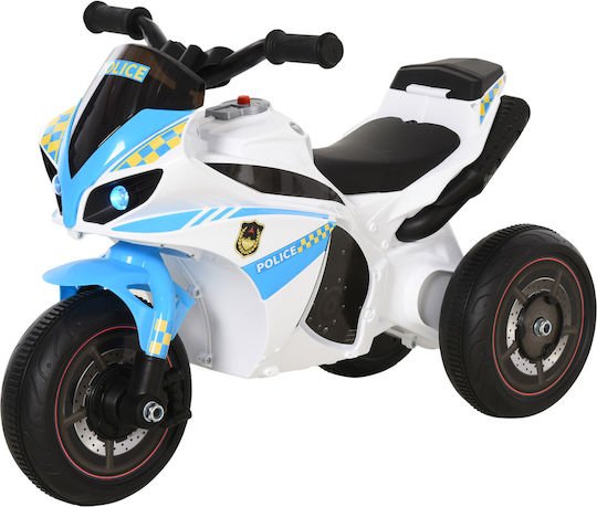 Kids Motorbike Inspired Electric White