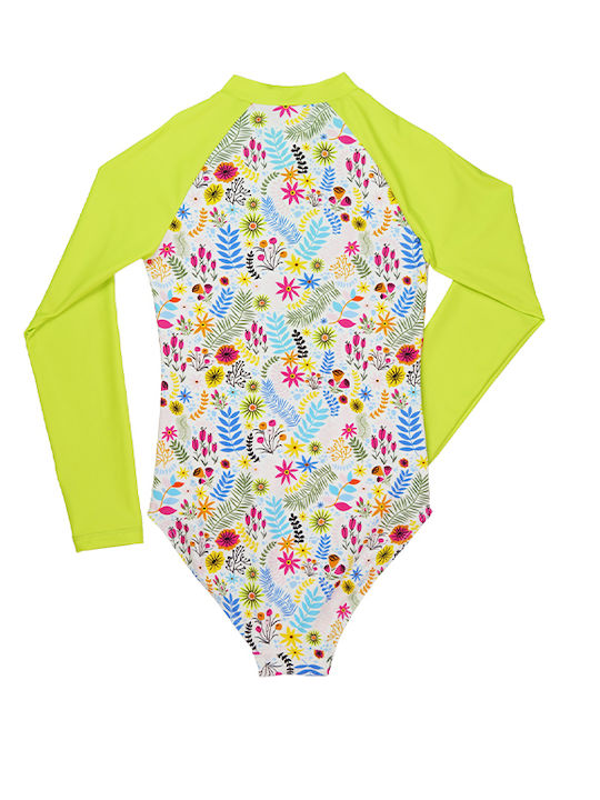 Splash About Splash Costum de baie pentru copii Costum întreg cu mânecă lungă Verde Splash About Splash Costum de baie pentru copii Costum întreg cu mânecă lungă Verde