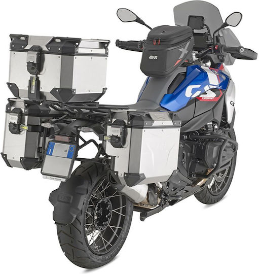 Givi Trekker Outback Monokey Μπαγκαζιέρα Μοτοσυκλέτας Αλουμινίου 42lt Μαύρη