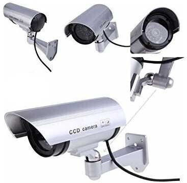 Siks Fake Outdoor Surveillance Camera Led Light