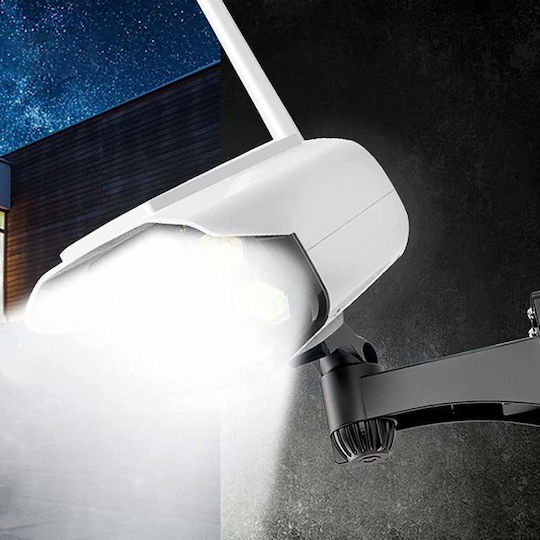 Siks Fake Surveillance Camera Motion Sensor Light Solar Powered