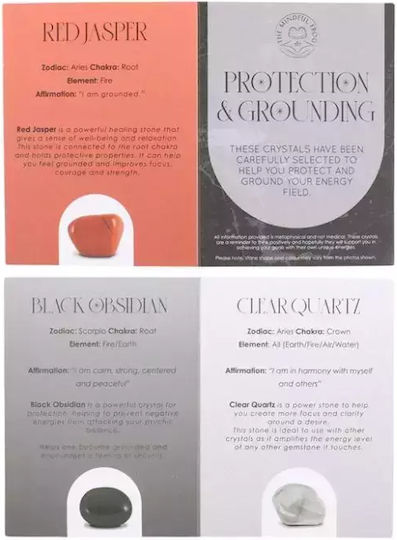 Set Κρυστάλλων Protection & Grounding Healing Crystal Πουγκί Αποθήκευσης Set Κρυστάλλων Protection & Grounding Healing Crystal Πουγκί Αποθήκευσης