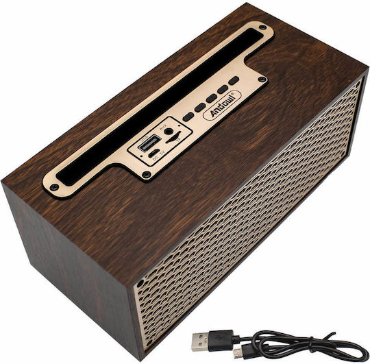 Andowl Q-YX1620 Bluetooth Speaker 5W with Battery Life up to 2 hours coffee