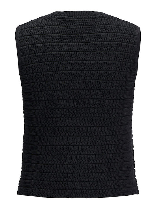 Women's Cotton Sleeveless Top Black