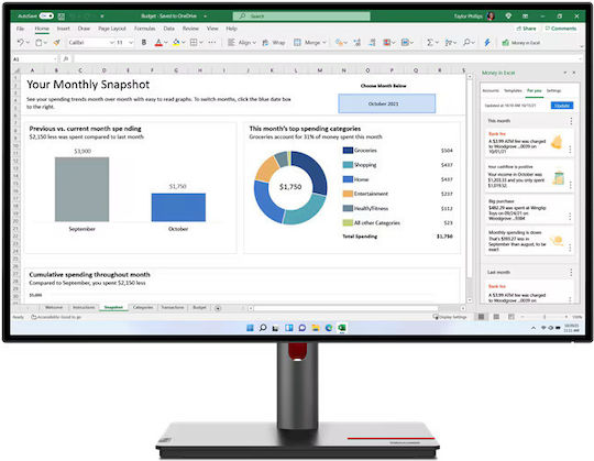 Lenovo ThinkVision P27q-30 IPS Monitor 27" QHD 2560x1440