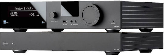 Lyngdorf SDA-2400 Amplificator de putere Amplificator Hi-Fi Stereo 800W/4Ω 400W/8Ω 18033 Negru