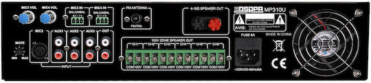 DSPPA Integrat Amplificator Hi-Fi Stereo MP212U Negru
