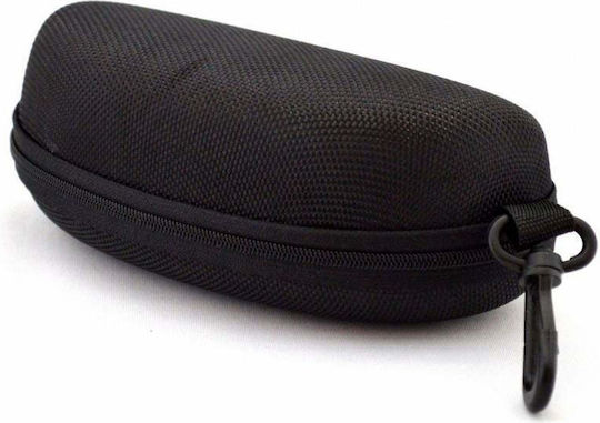 Siks Sunglasses Case Zippered Protective Pouch Black