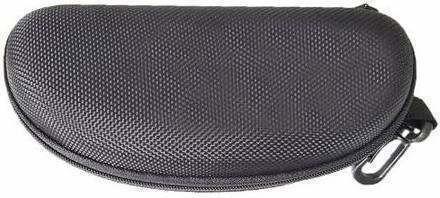 Siks Sunglasses Case Zippered Protective Pouch Black