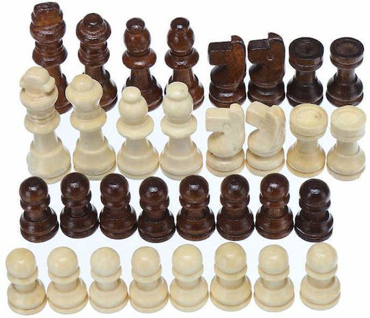 Joc 3 In 1 Siks Chess Checkers Wooden Box 40x20cm